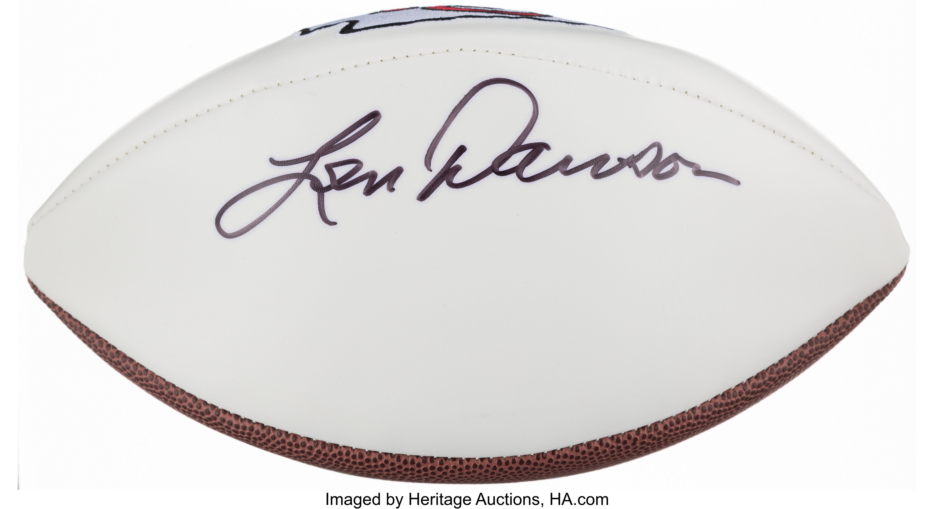 Len Dawson Signed Football.  Autographs Footballs, Lot #41164