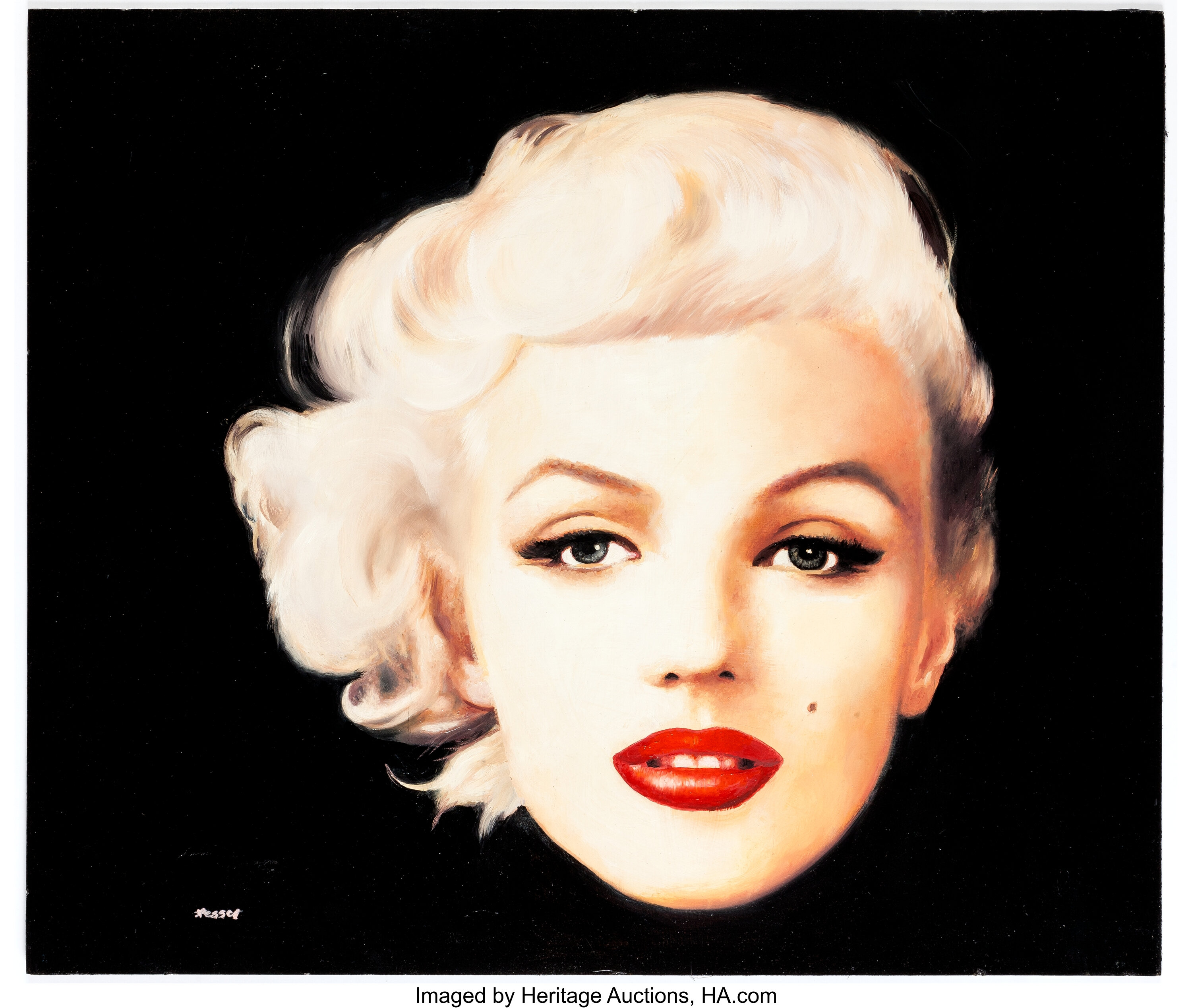 Ron Lesser Marilyn Monroe: High Maintenance Painting Original Art | Lot ...