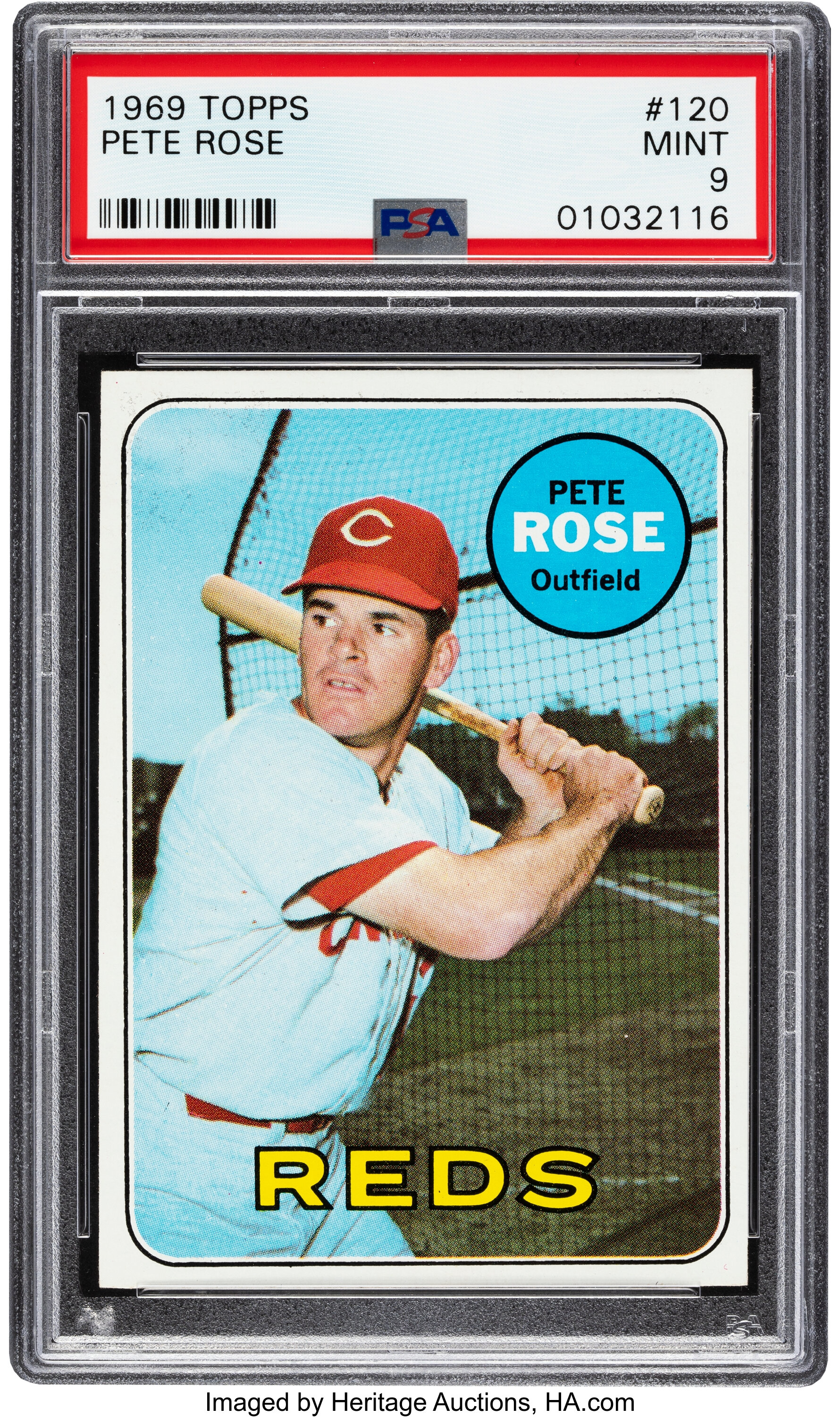 Pete Rose 1969 Topps baseball Card #120