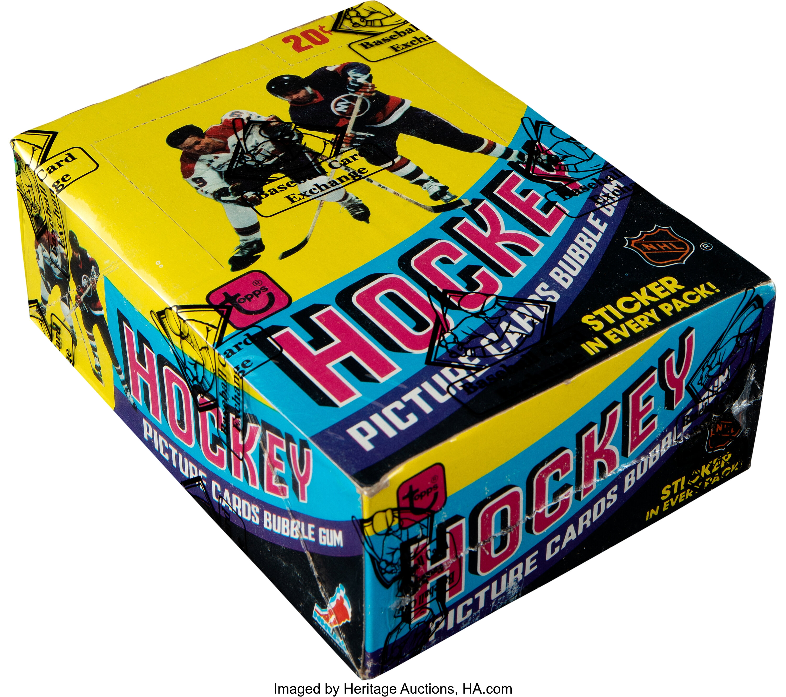 1978 Topps Hockey Wax Pack Box With 36 Unopened Packs Bossey Lot