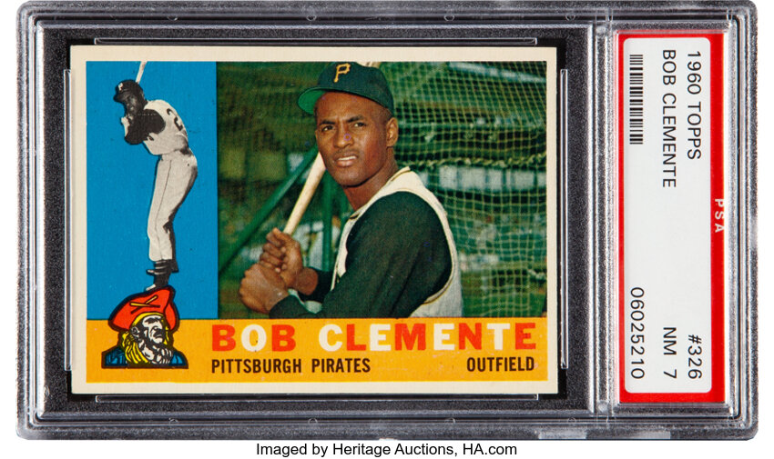 1968 TOPPS ACTION ALL STAR STICKERS #12 ROBERTO CLEMENTE HOF PIRATES PSA 2  270 - Duck's Dugout