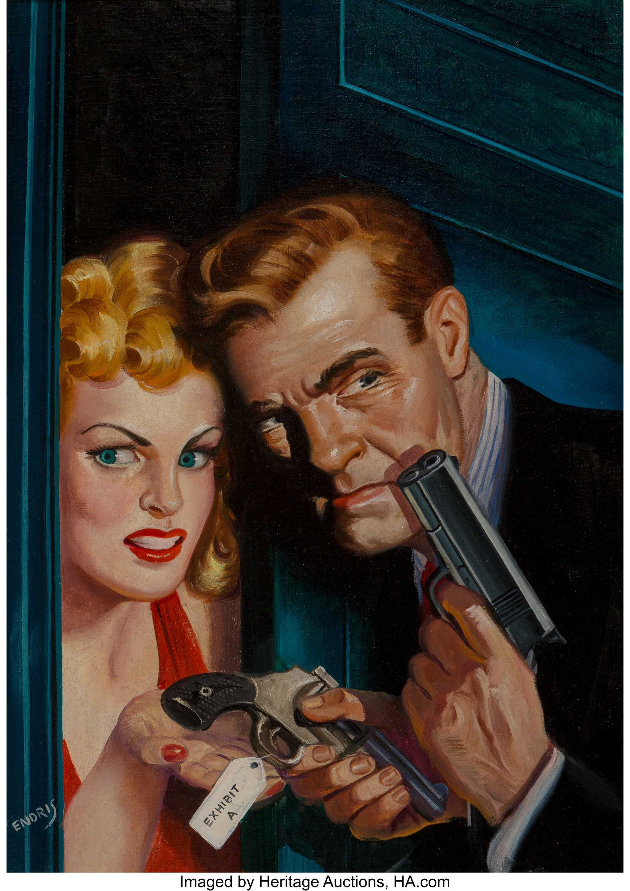 Rafael Desoto (American, 1904-1992). Exhibit A, Crack Detective | Lot ...