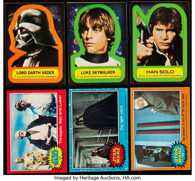 1977 Topps Stars Wars Series 1 2 3 4 And 5 Card Collection Lot Heritage Auctions