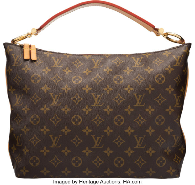 LOUIS VUITTON pre Owned Shoulder Bag Monogram Canvas Sully MM Brown