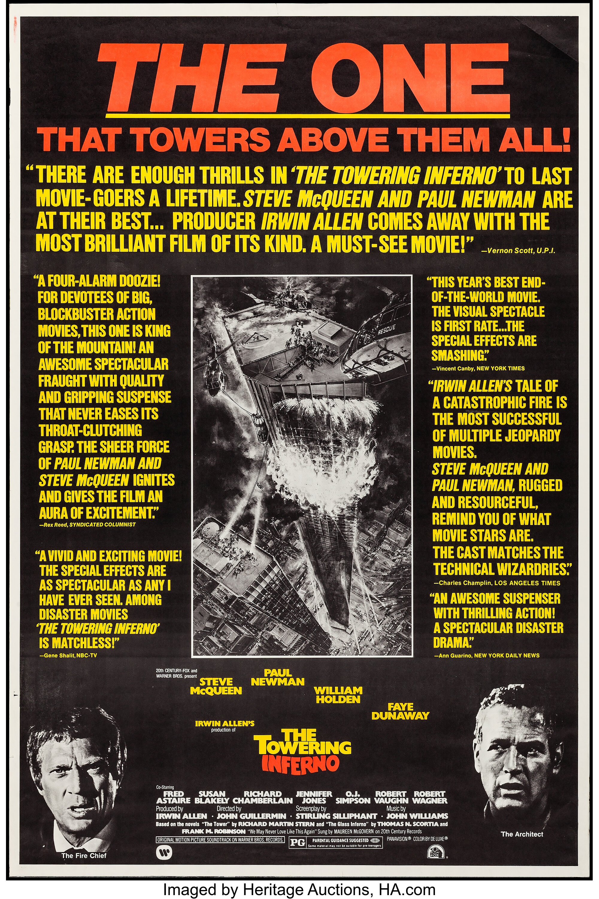 the towering inferno movie poster