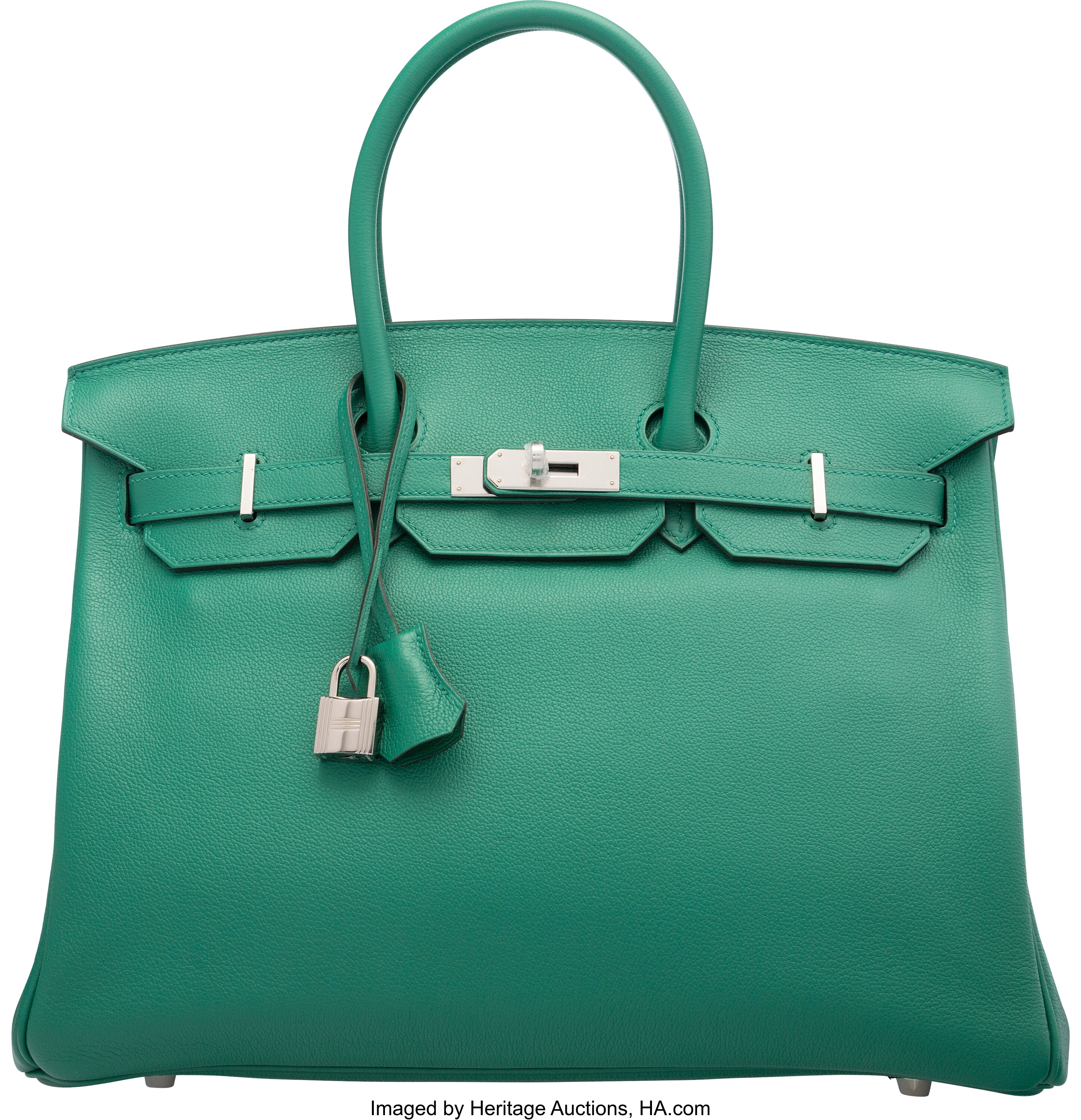 Hermes Vert Vertigo Evercolor Palladium Hardware Kelly Mini Pochette Bag