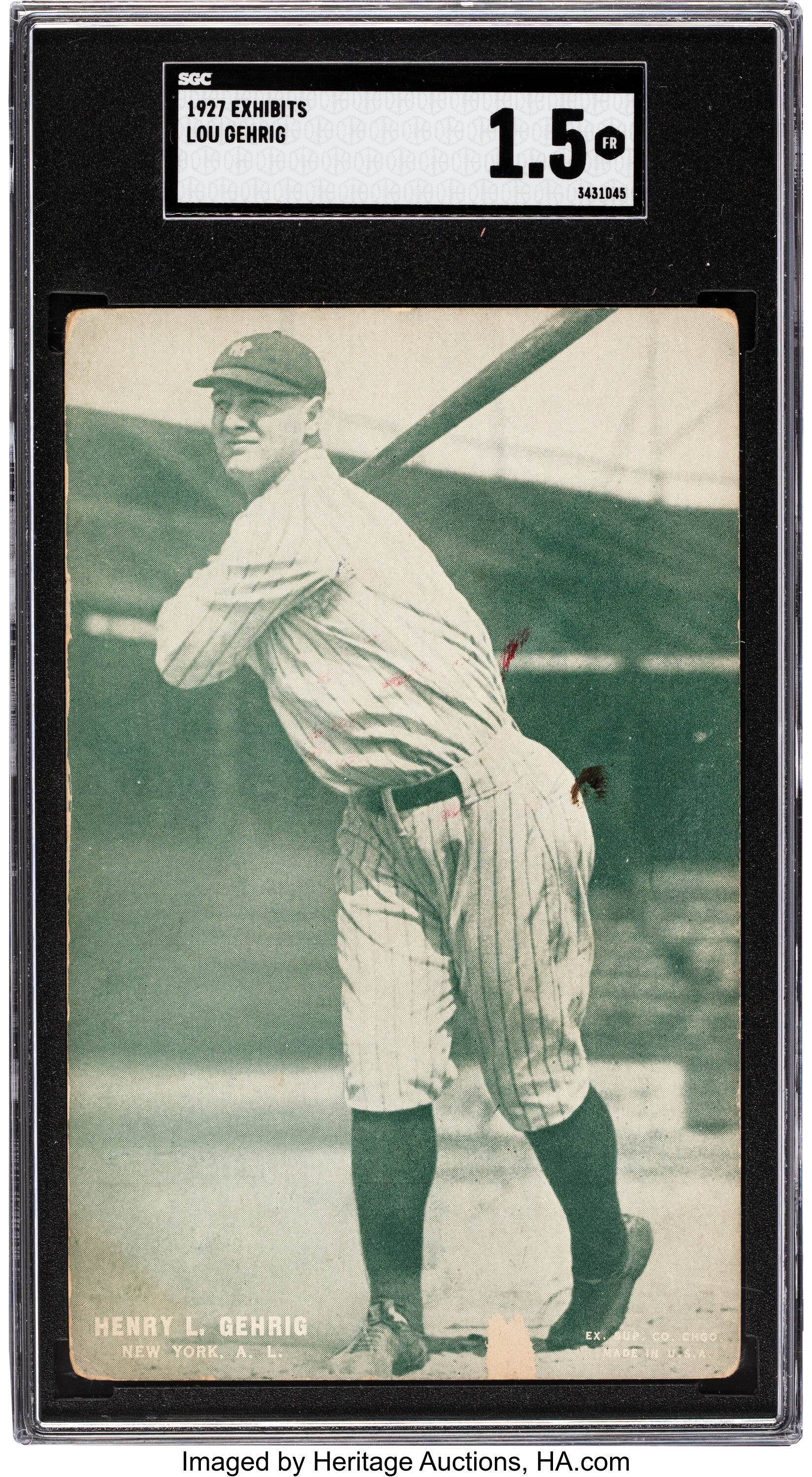 Lou Gehrig Vintage Baseball Cards, Rookie Cards, Memorabilia, More