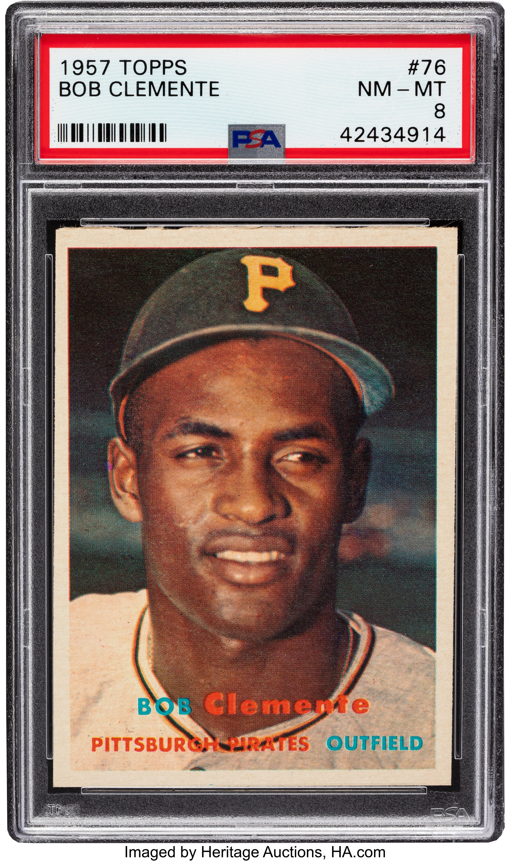 1957 ROBERTO CLEMENTE Print Pittsburgh PIRATES Print 