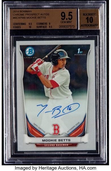 Lot Detail - 2014 Bowman Chrome Prospect Autographs (Gold