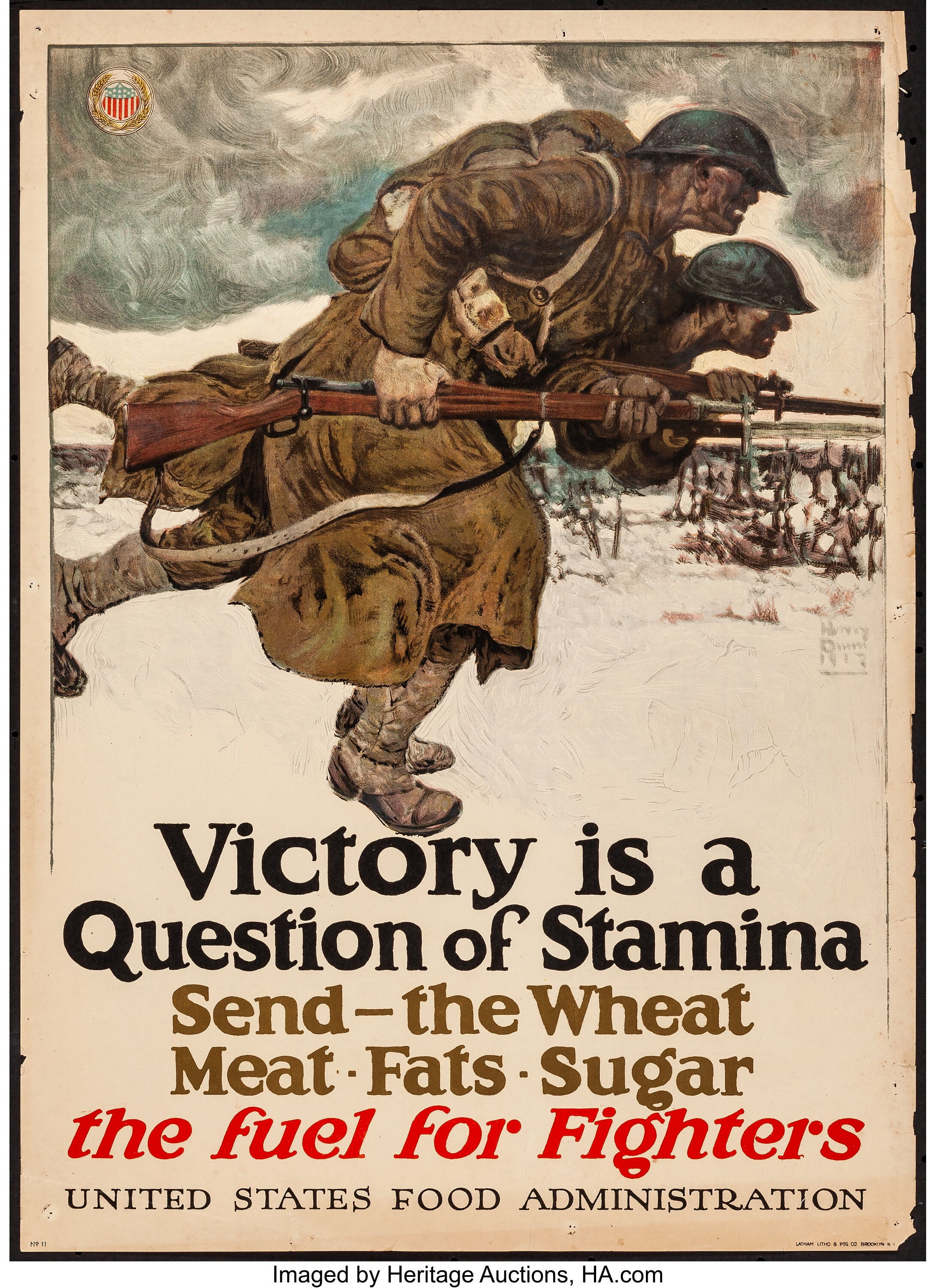 World War I Propaganda United States Food Administration 1917 Lot