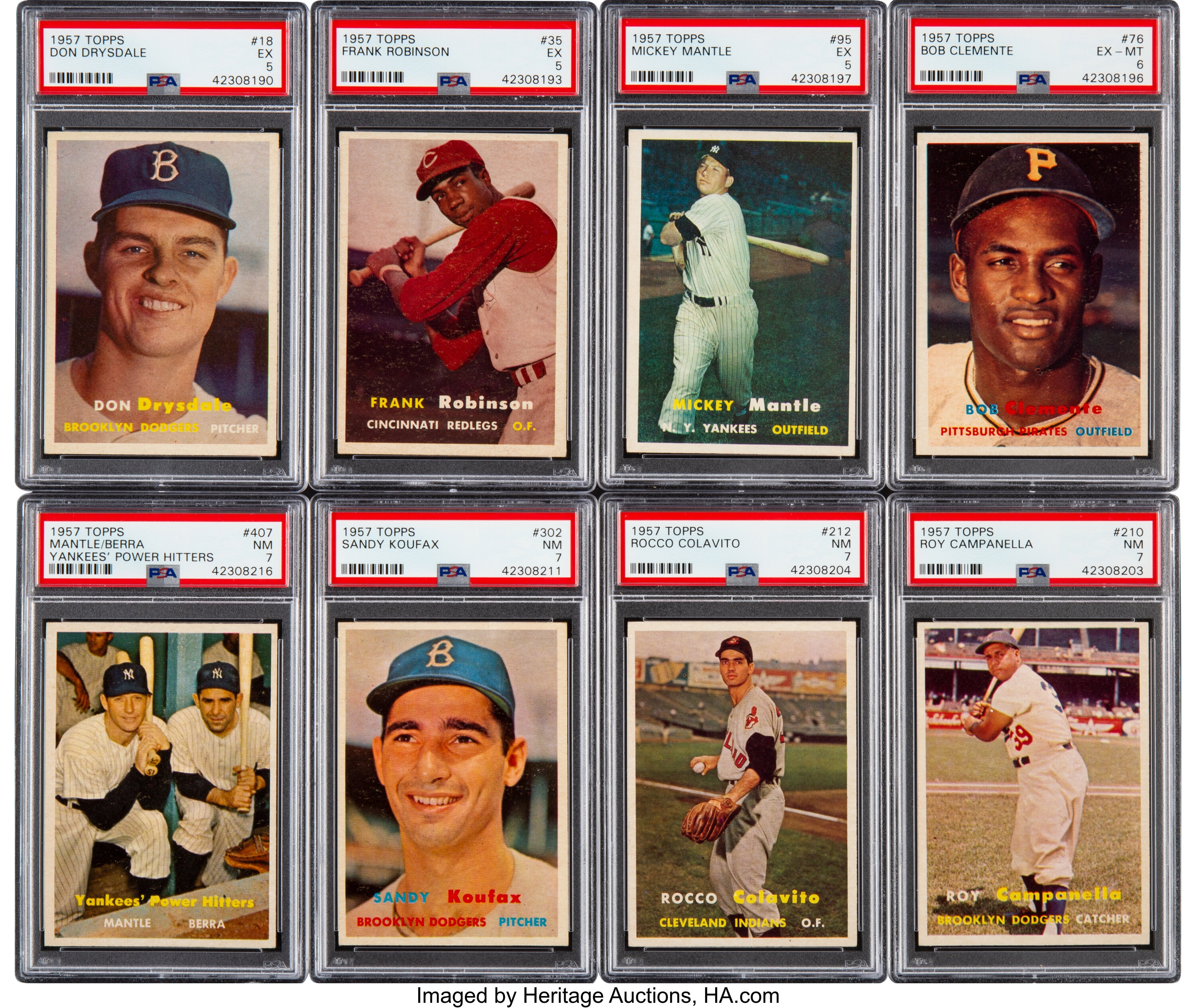 1957 Topps Baseball Complete Set (407).  Baseball Cards Sets