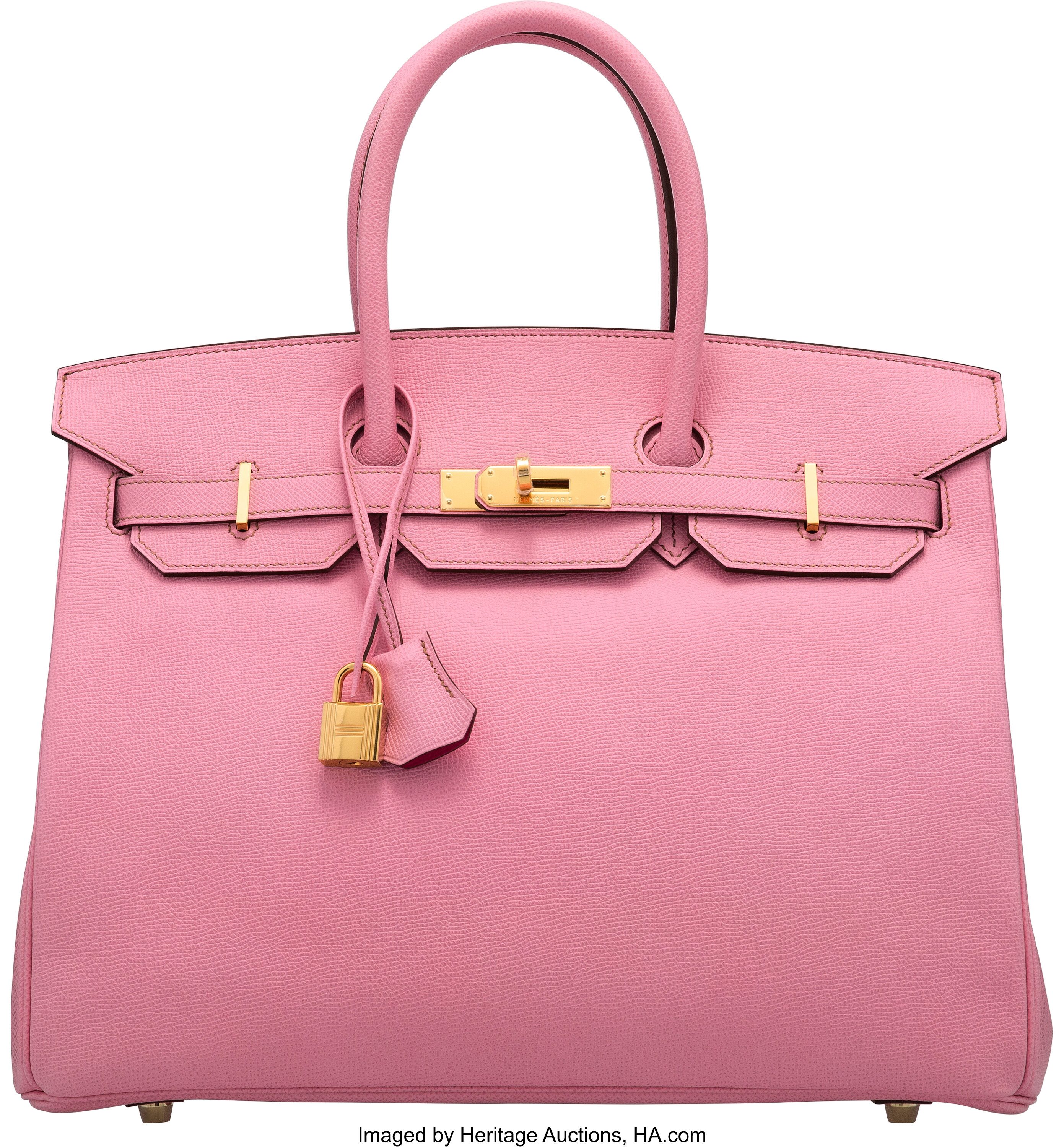 Hermès Special Order Horseshoe 35cm 5P Bubblegum & Rose Tyrien