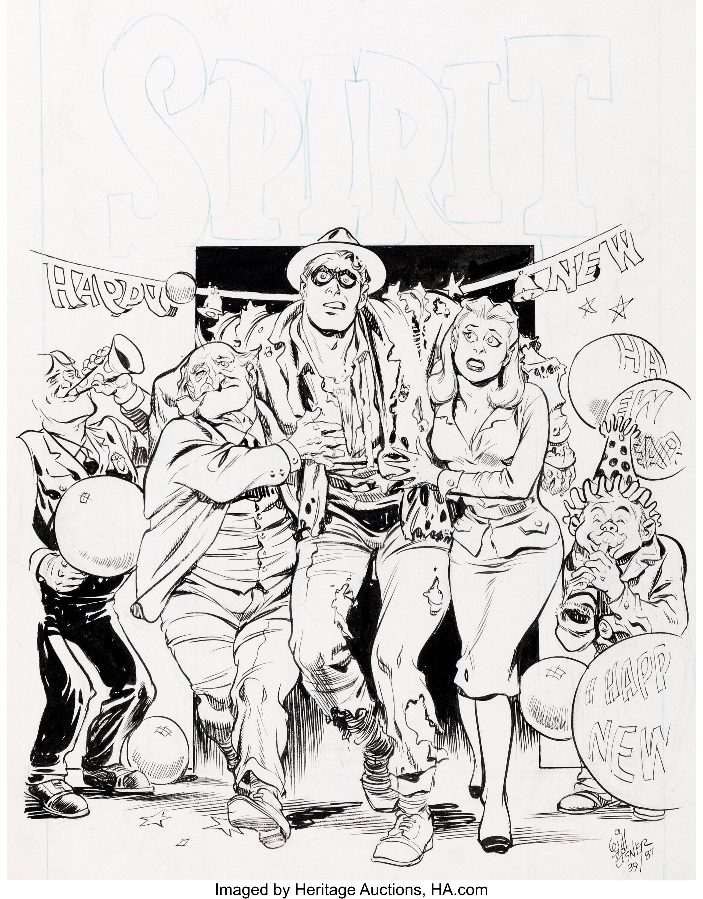 Will Eisner The Spirit N°39 Original De Couverture Kitchen Sink Lot 91078 Heritage Auctions 6863