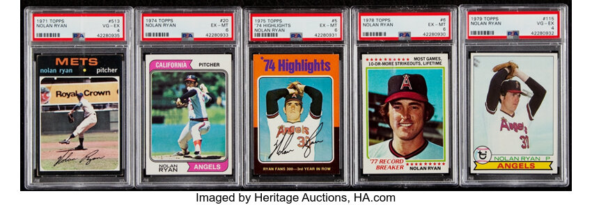 Sold at Auction: 1978 Topps Nolan Ryan Record Breaker