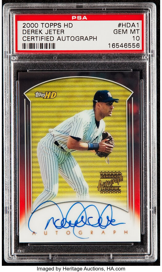 Derek Jeter 2000 Topps HD Autographs #HDA1