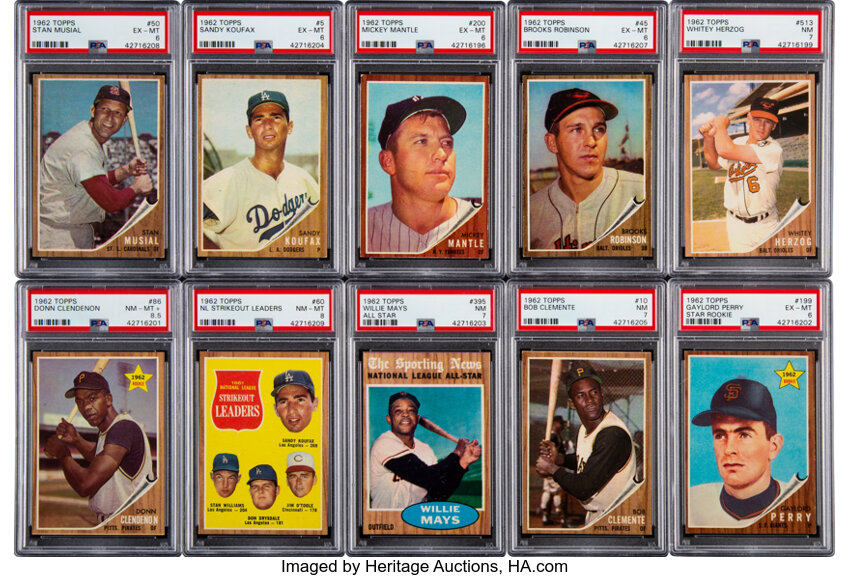 Lot - 1962 Topps # 199 Gaylord Perry Rookie Card