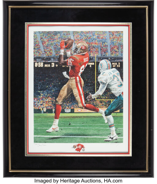 Jerry Rice Framed Art Prints for Sale - Fine Art America