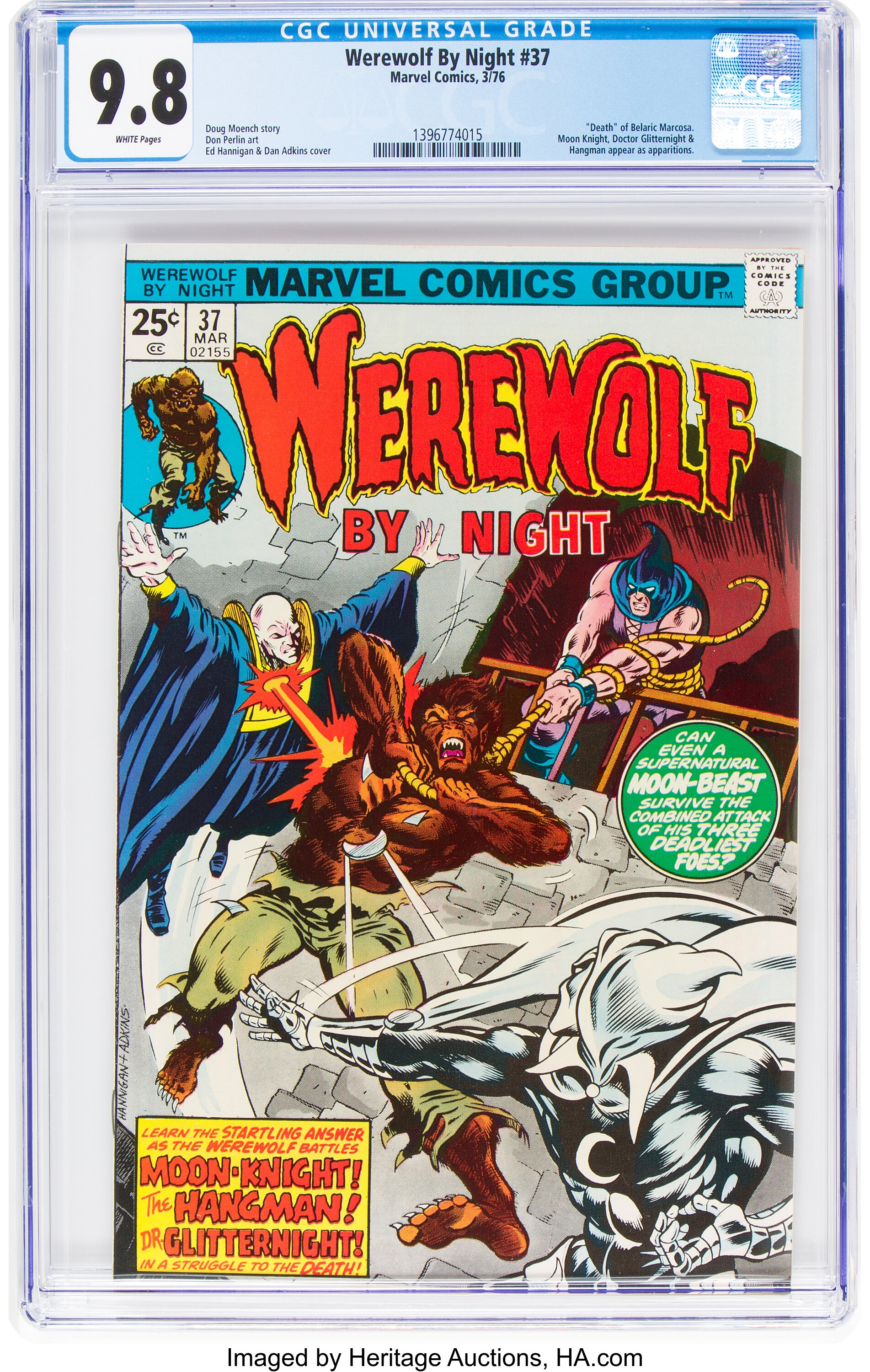 WEREWOLF BY NIGHT #28 MARVEL GLITTERNIGHT