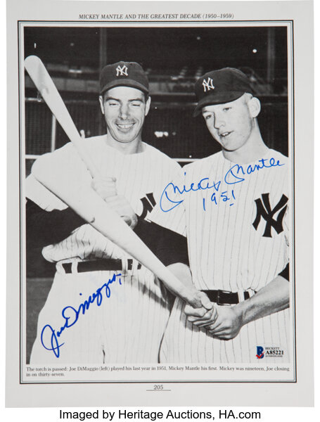 Mickey mantle joe dimaggio - Gem