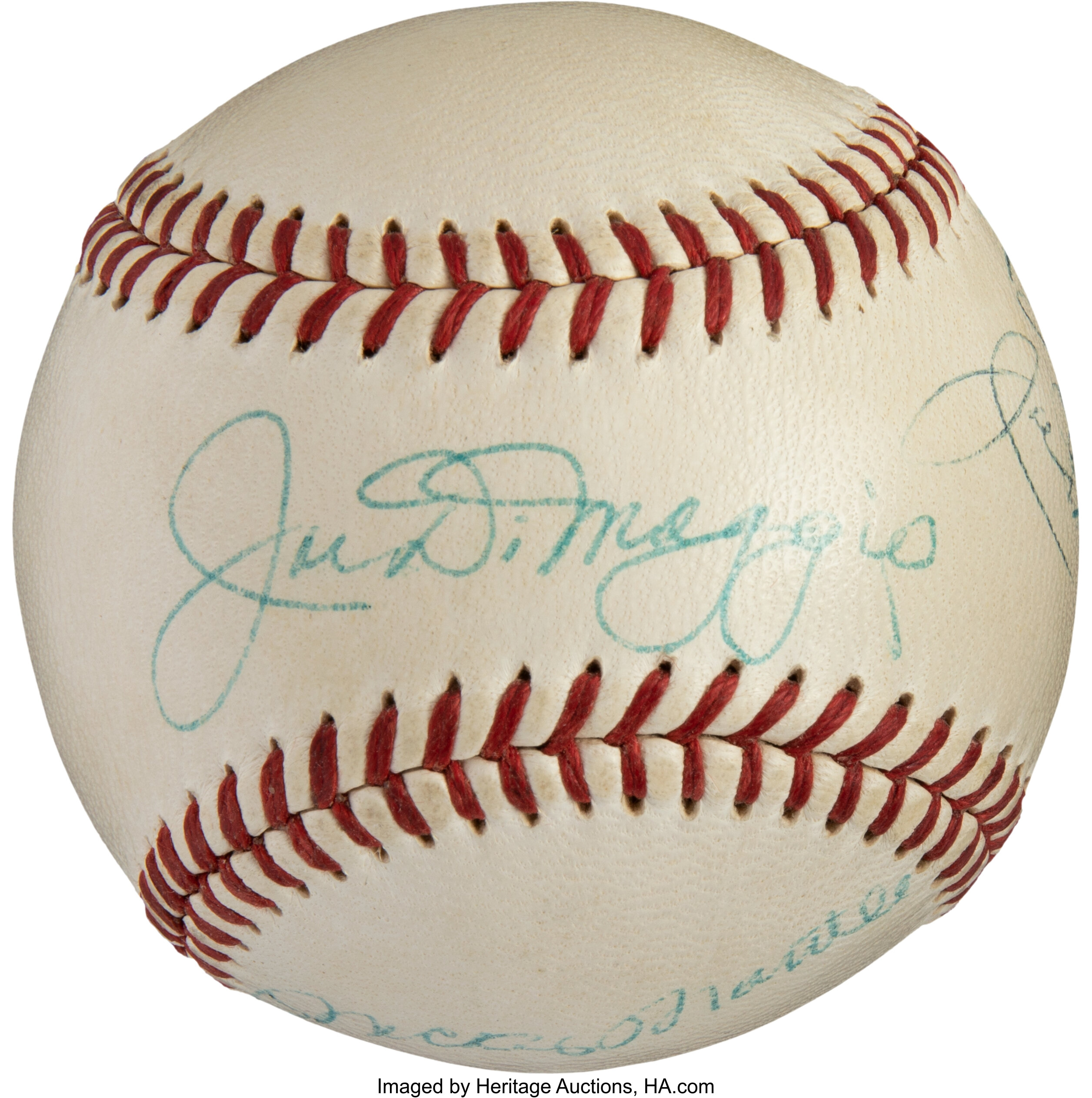 Mickey Mantle Autographed Baseball Inscribed The Commerce Comet