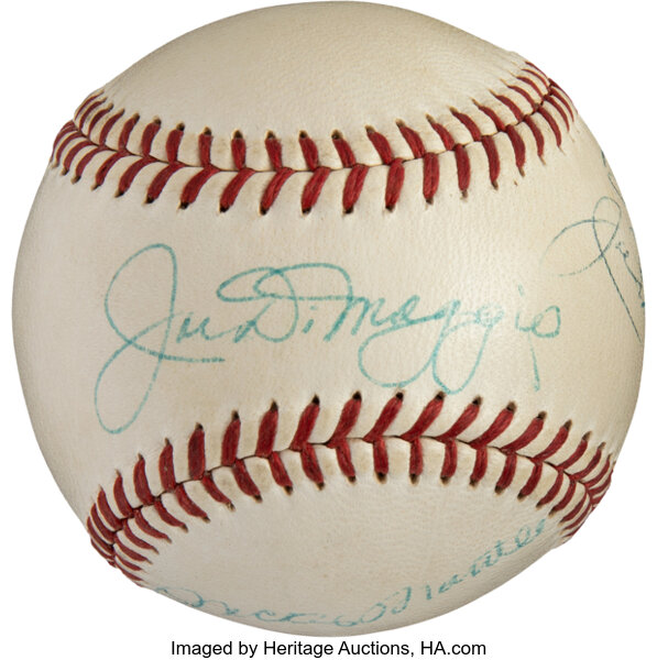 Lot Detail - Mickey Mantle Autographed 1952 New York Yankees