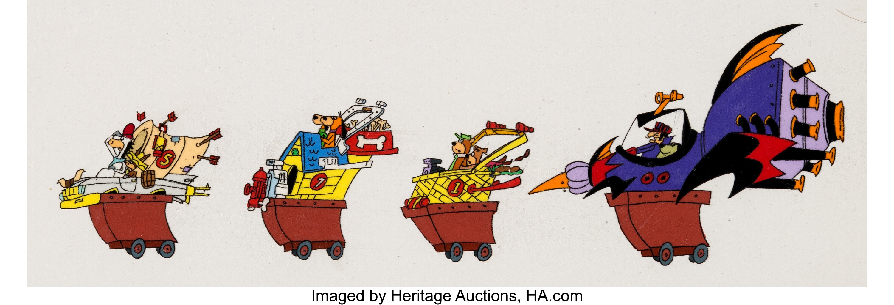 Fender Bender 500 Production Cel (Hanna-Barbera, 1990).... | Lot #15233 ...