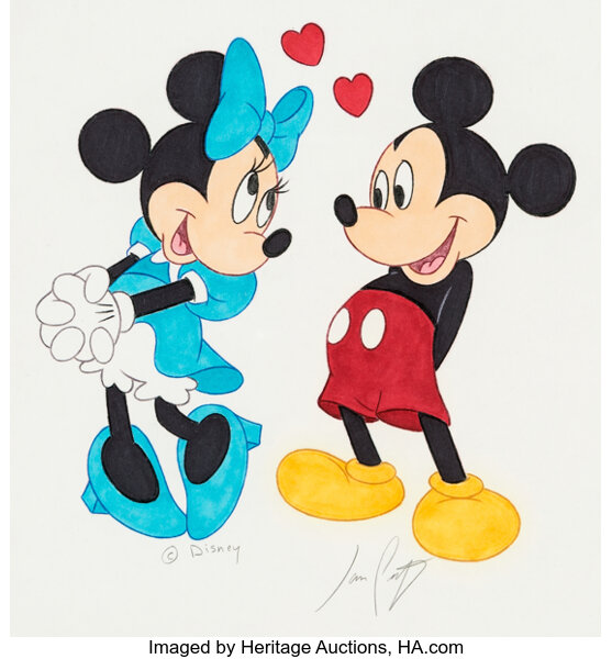 minnie and mickey drawings