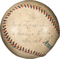 Lot Detail - Early 1940's Babe Ruth Single Signed OAL (Harridge