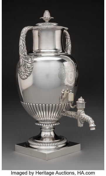 Antique Silver, Paul Storr, Silver Tea Urn