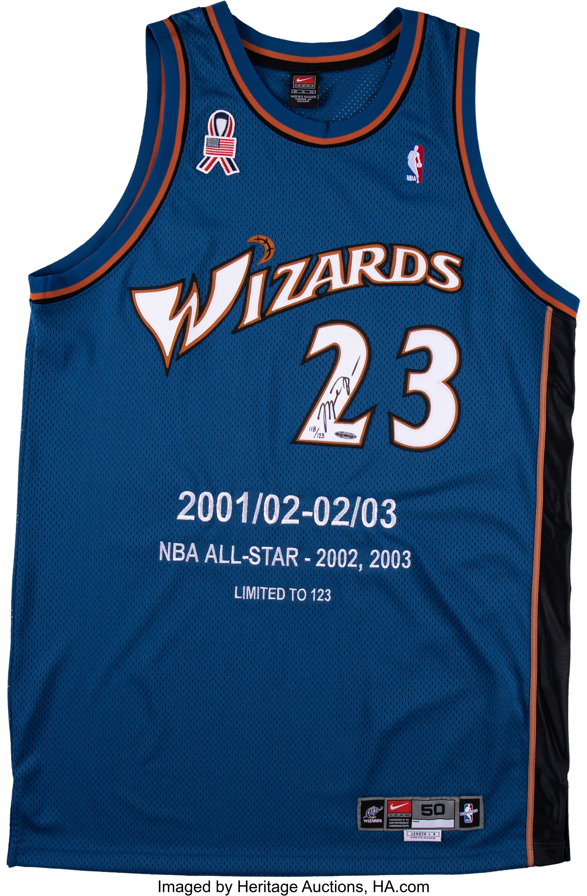 Washington Wizards Michael Jordan Autographed Jerseys, Signed Michael  Jordan Inscripted Jerseys