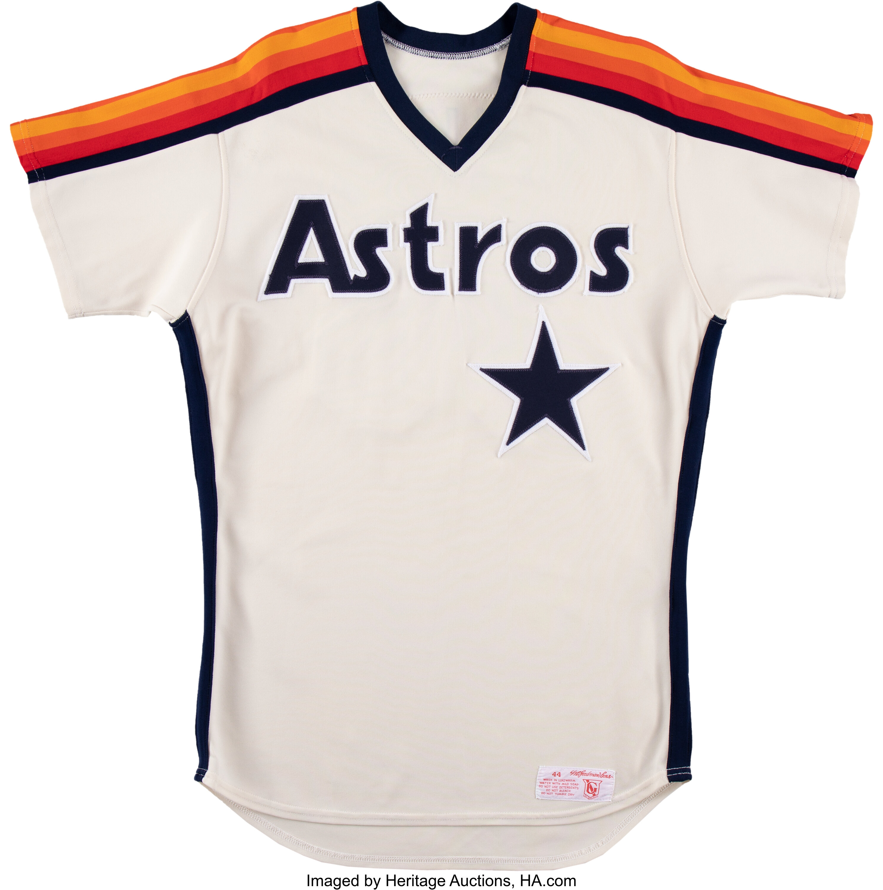 1984-85 Joe Niekro Game Worn Houston Astros Jersey.  Baseball, Lot  #57388