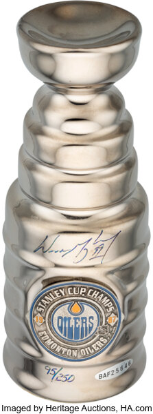 Wayne Gretzky Autographed Replica Stanley Cup Trophy