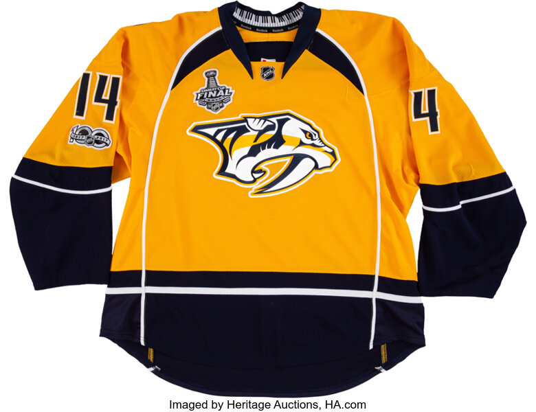 Mattias Ekholm signed jersey autographed NHL Nashville Predators JSA C –  JAG Sports Marketing