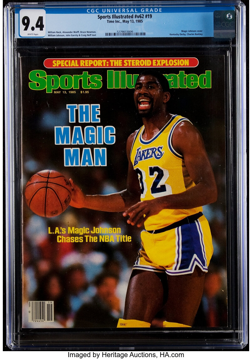 Sports Illustrated May 13, 1985 The Magic Man Magic Johnson!!!!!