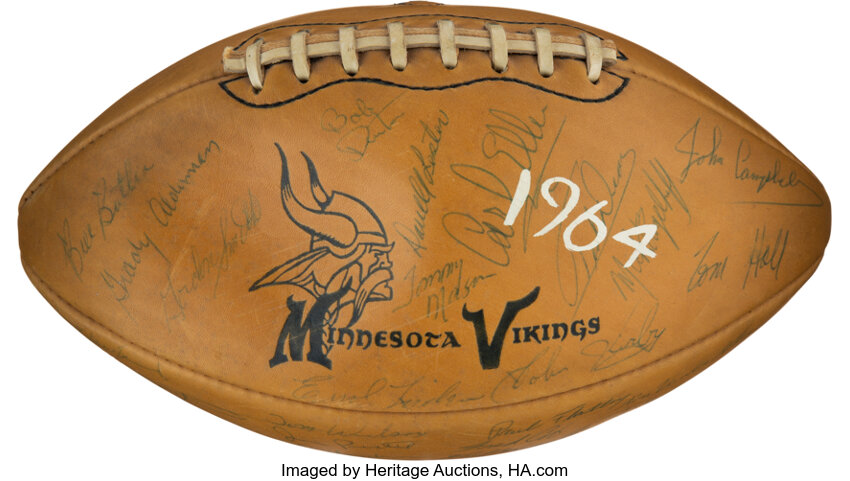 Minnesota Vikings Signed Footballs, Collectible Vikings Footballs, Minnesota  Vikings Memorabilia Footballs