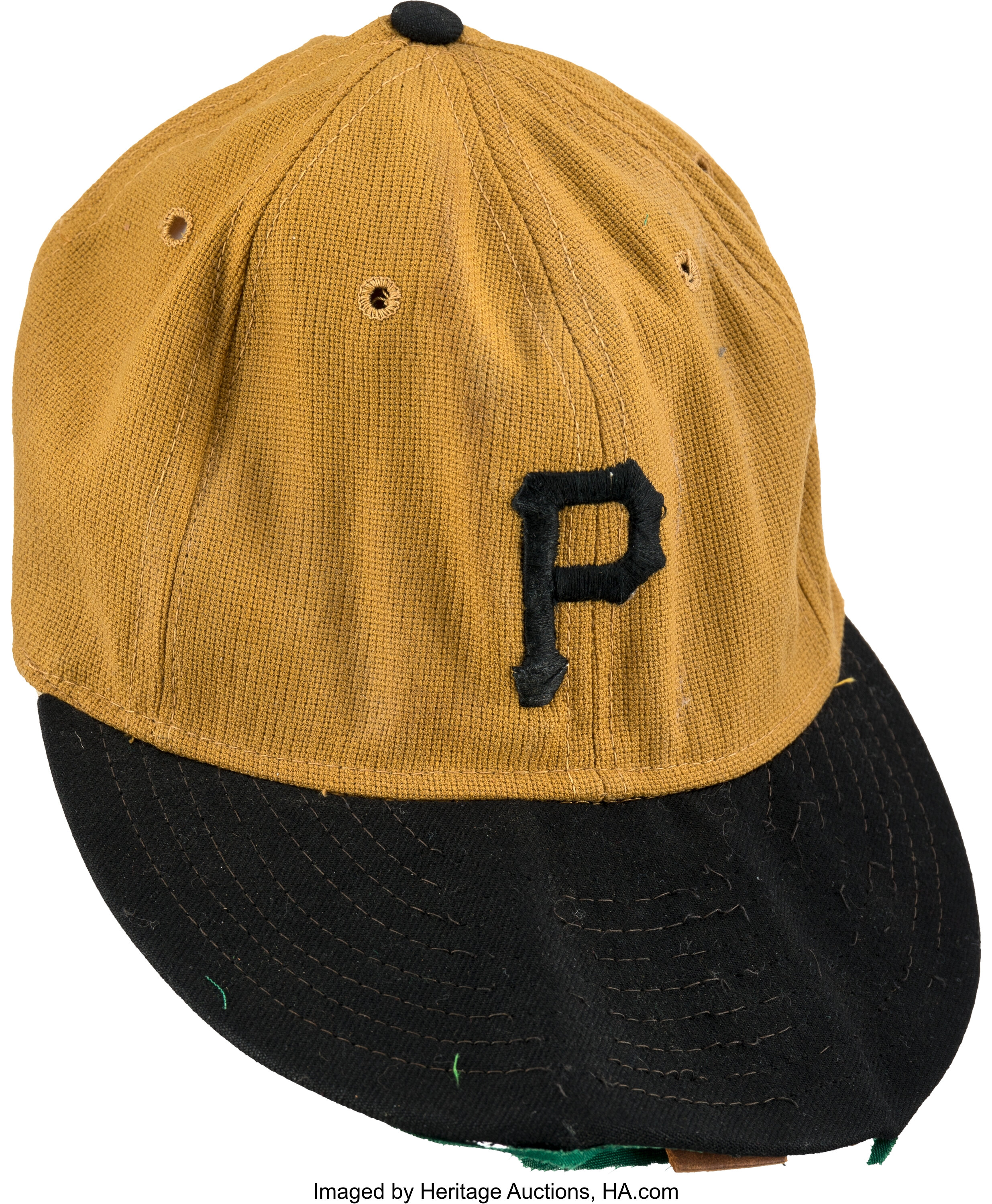 1971 Danny Murtaugh World Series Game Worn Pittsburgh Pirates Cap, Lot  #56532
