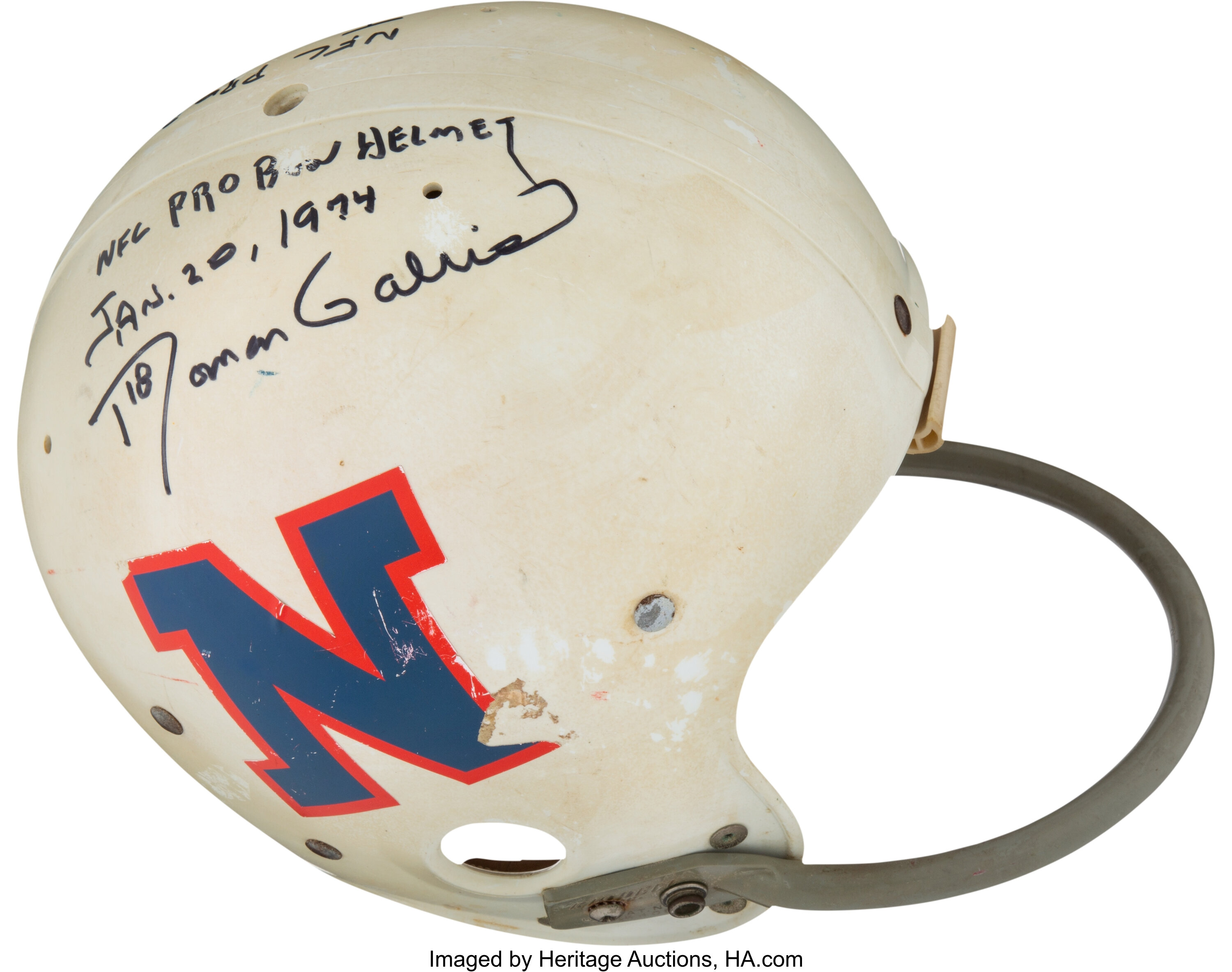 Lot Detail - 1972 Roman Gabriel Los Angeles Rams Game-Used