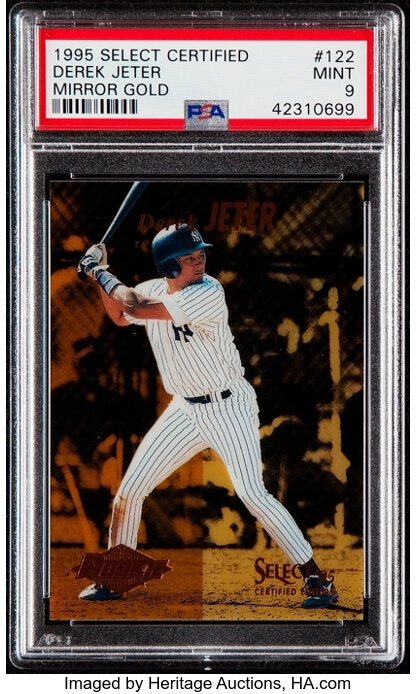 Derek Jeter Rookie Card 1995 Select Certified #122