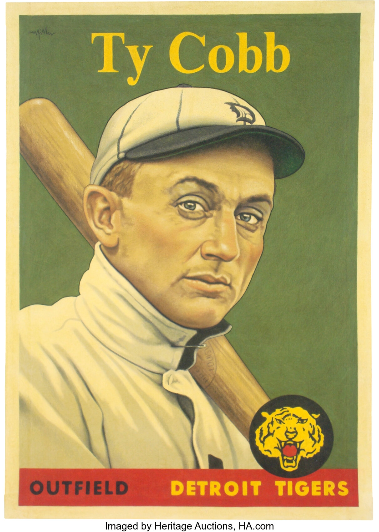 ty cobb baseball card value