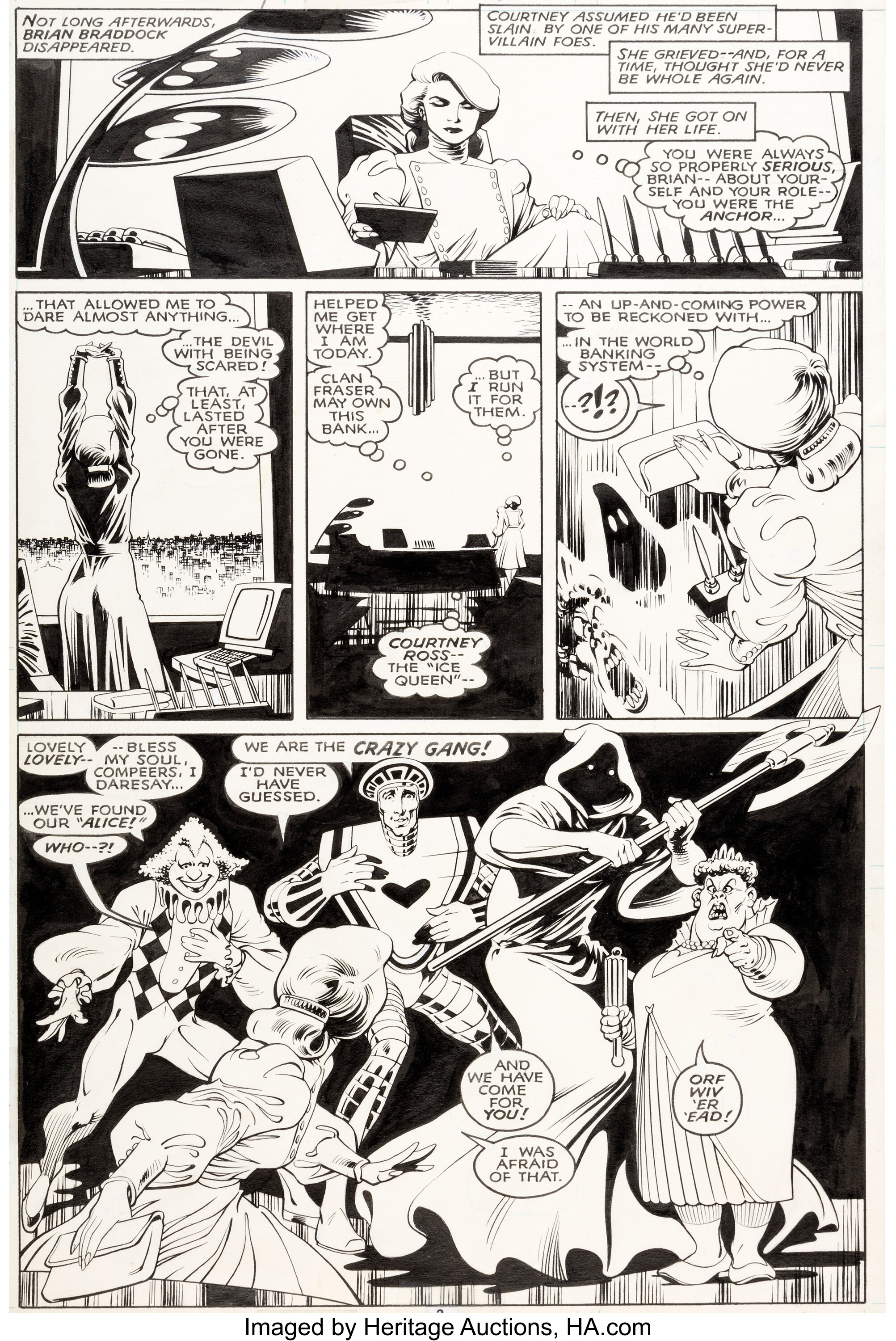 Manga domineren Ik heb het erkend Alan Davis and Paul Neary Excalibur #4 Story Page 2 Original Art | Lot  #94132 | Heritage Auctions