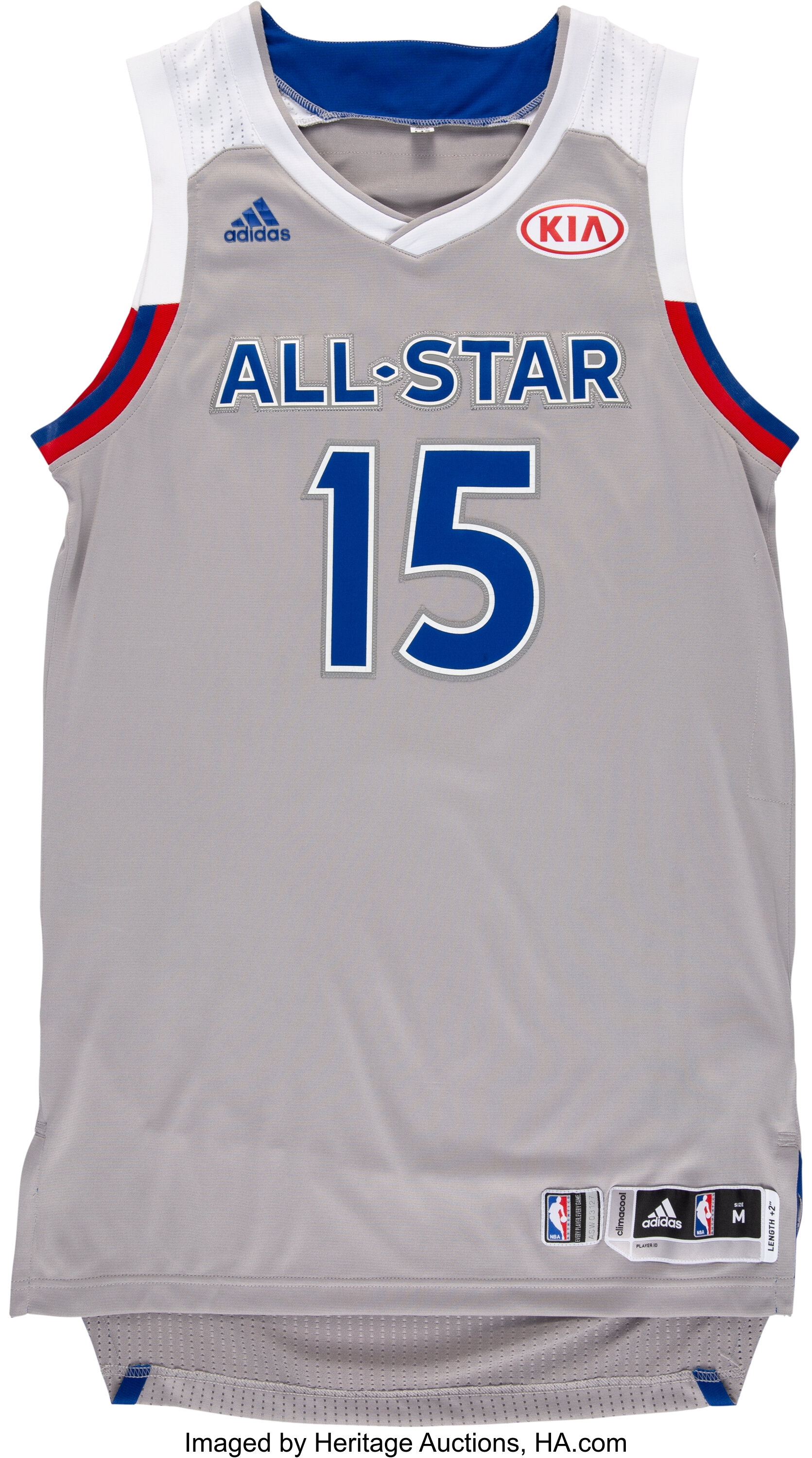 2017 Kemba Walker Game Worn All-Star Game Jersey & Shorts with NBA, Lot  #56974