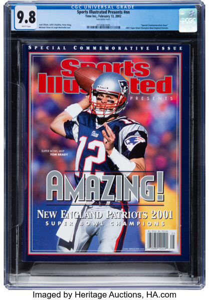 2002 Tom Brady Sports Illustrated Presents Super Bowl Champions, Lot  #56730