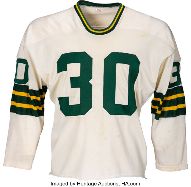 1970's Packers Style Durene Jersey.  Football Collectibles