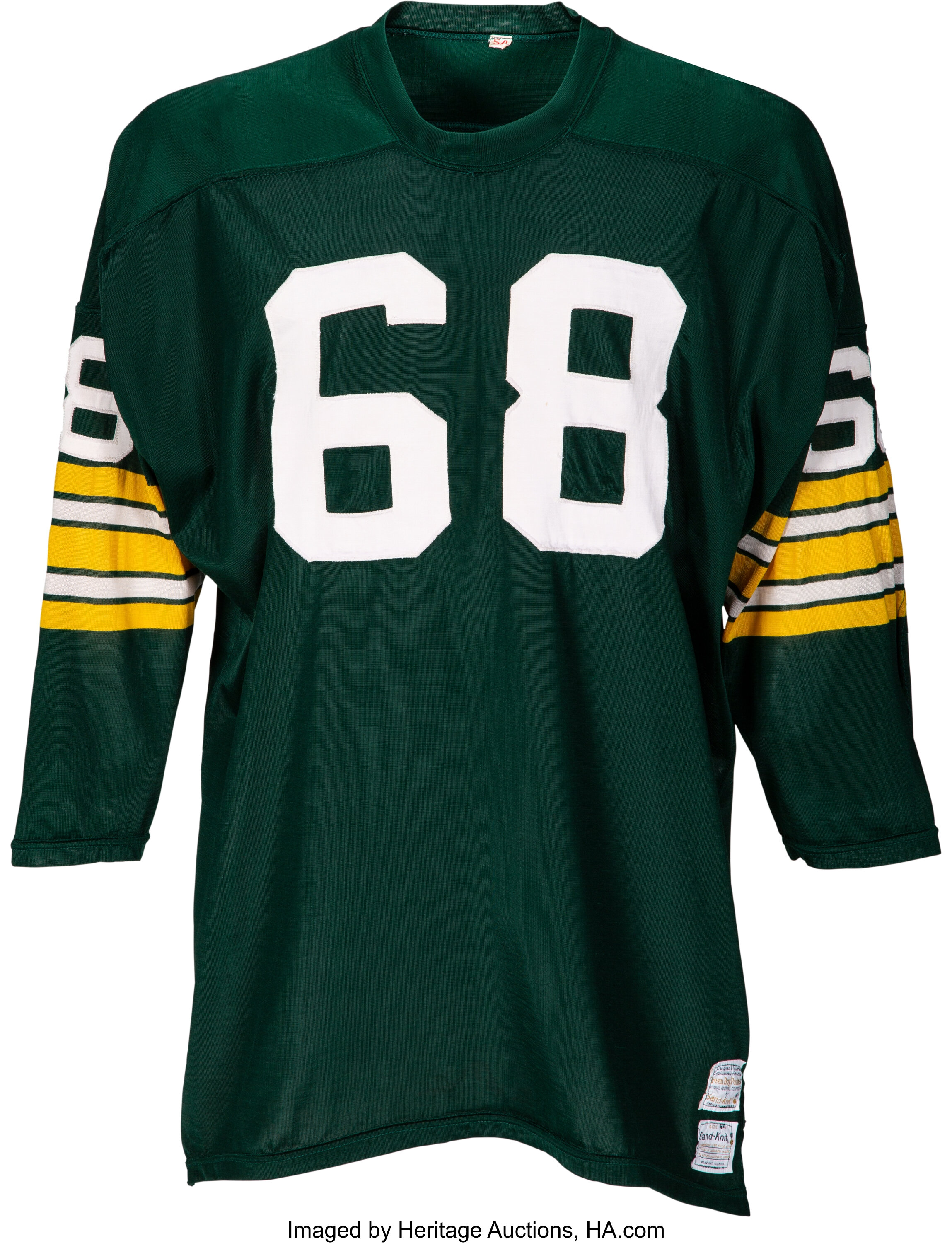 1970-72 Gale Gillingham Game Worn Green Bay Packers Jersey, MEARS, Lot  #56779