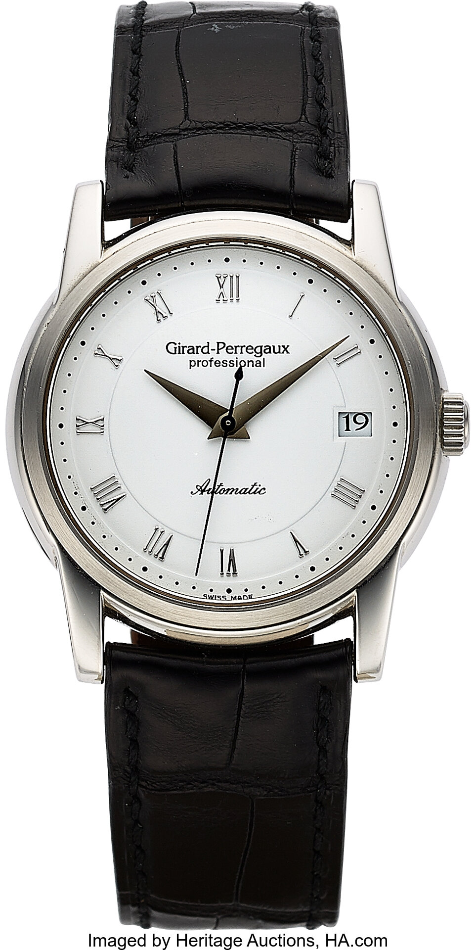 Girard-Perregaux, Automatic with Date, Stainless Steel, Ref. 9052 ...