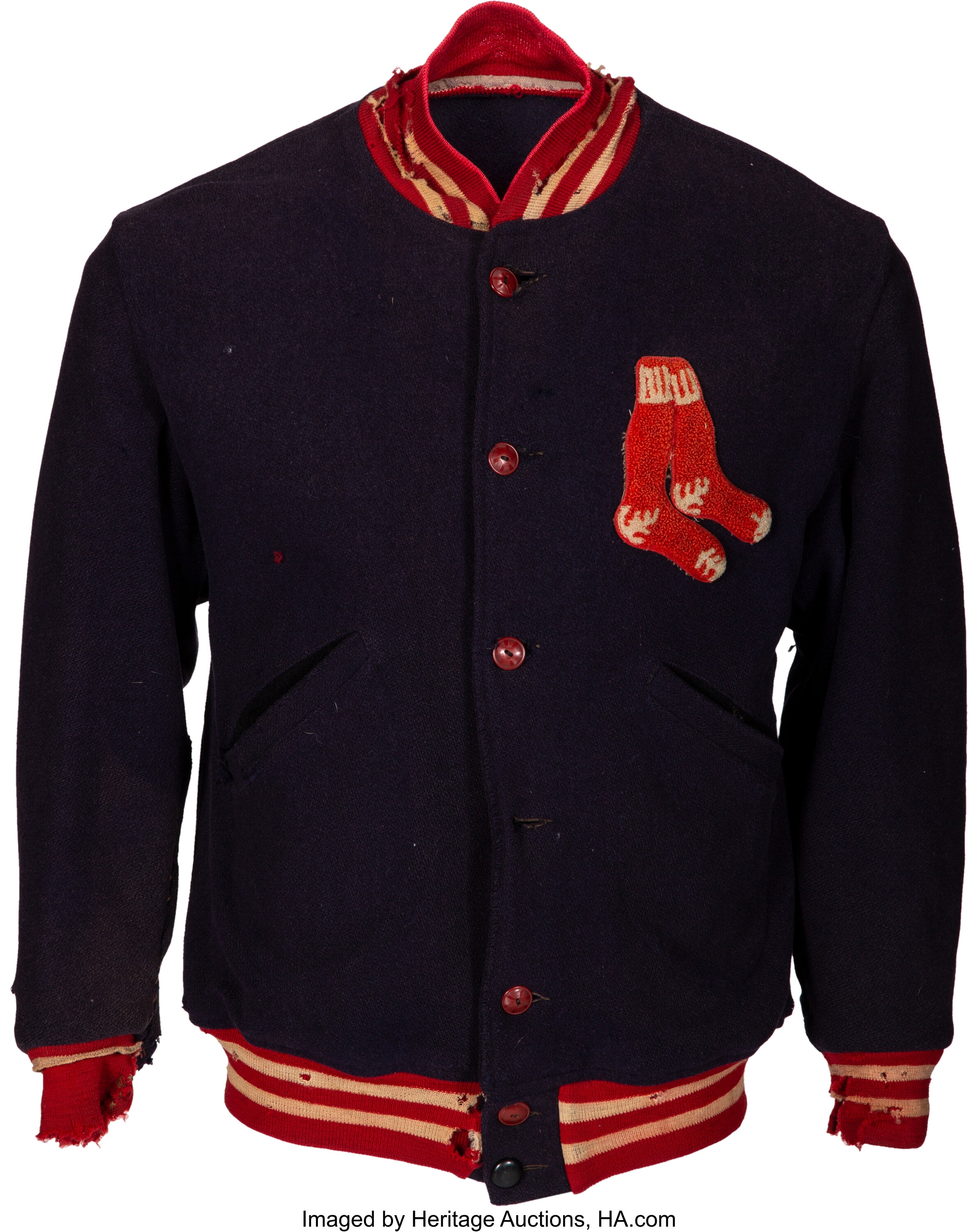 1946 Boston Red Sox Wool Jacket - Attributed to Ted Williams MVP ...