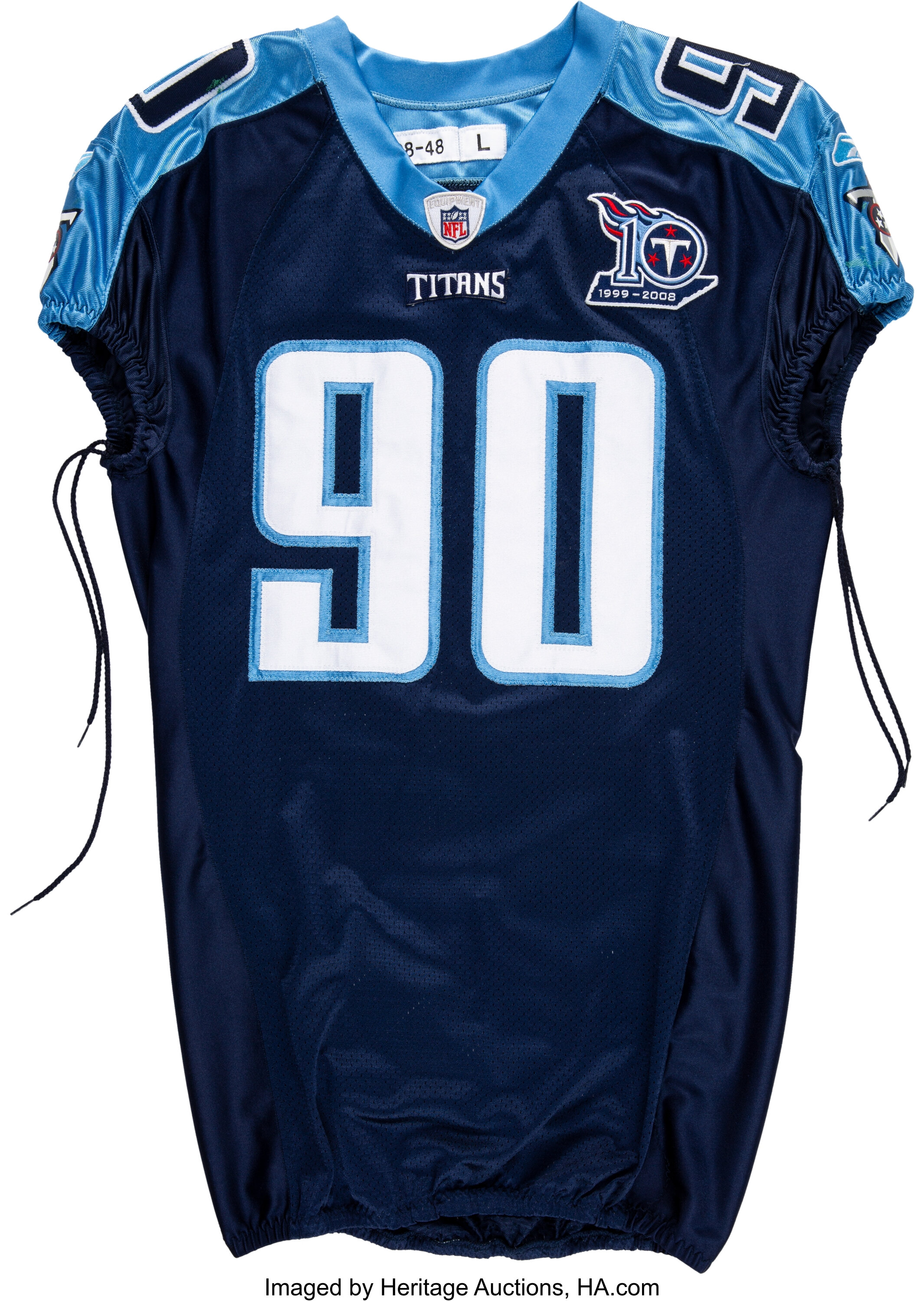 2008 Jevon Kearse Game Worn Tennessee Titans Jersey Photo Matched Lot 57708 Heritage Auctions