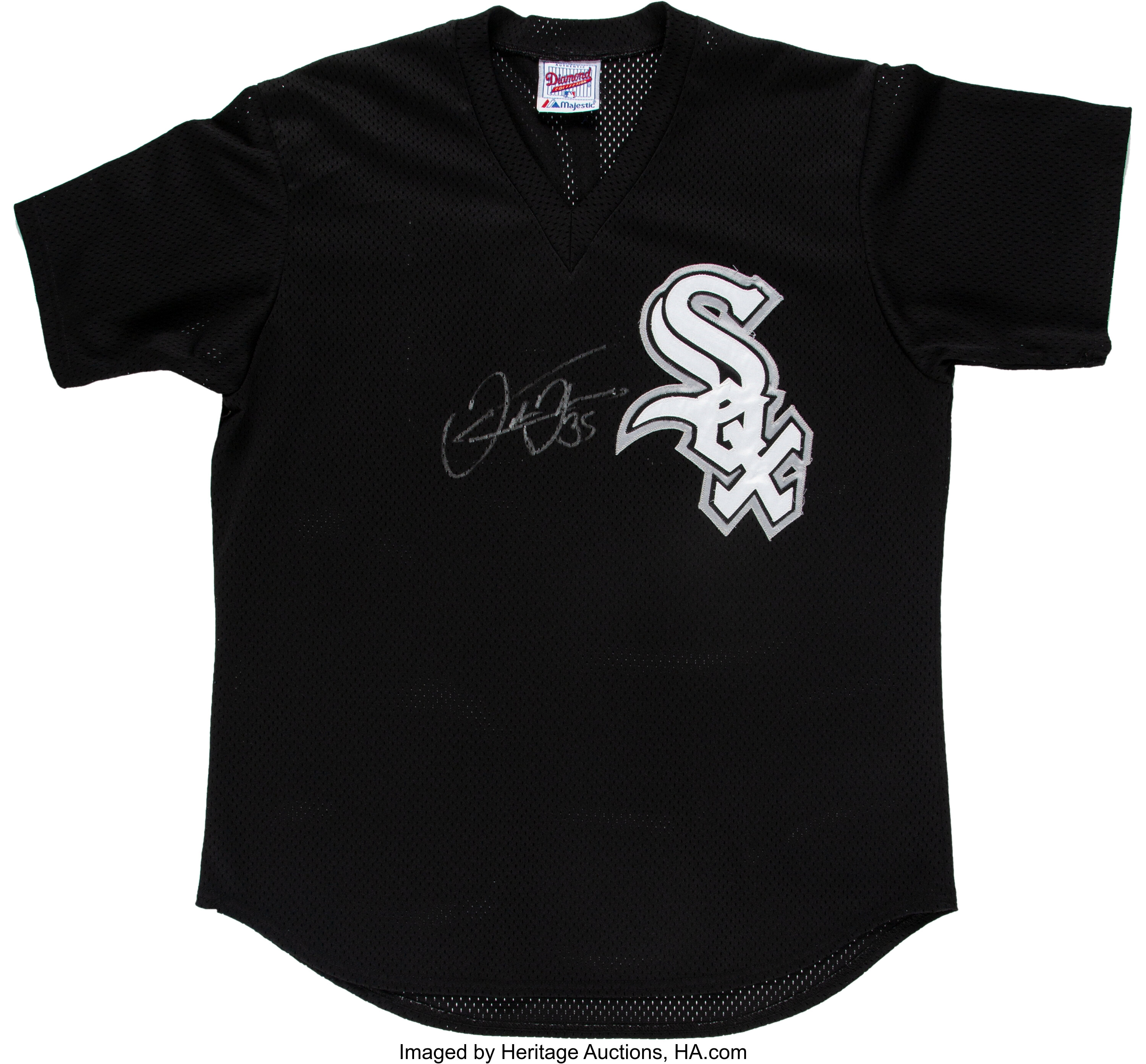 Sold at Auction: FRANK THOMAS SIGNED WHITE SOX JERSEY