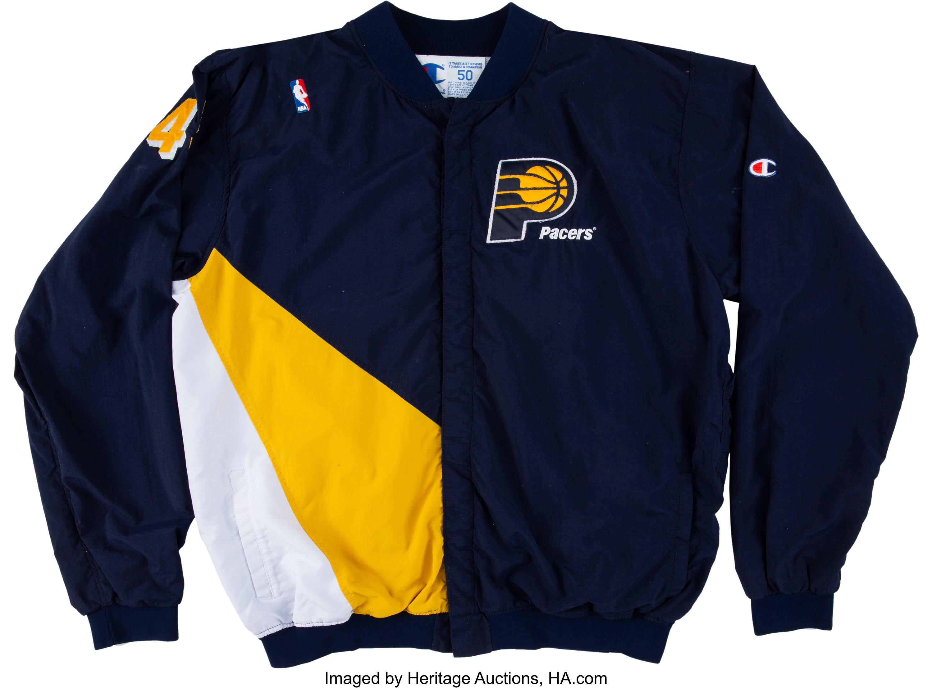 Indiana Pacers Vintage 90s Champion Warmup Jersey Shirt NBA 