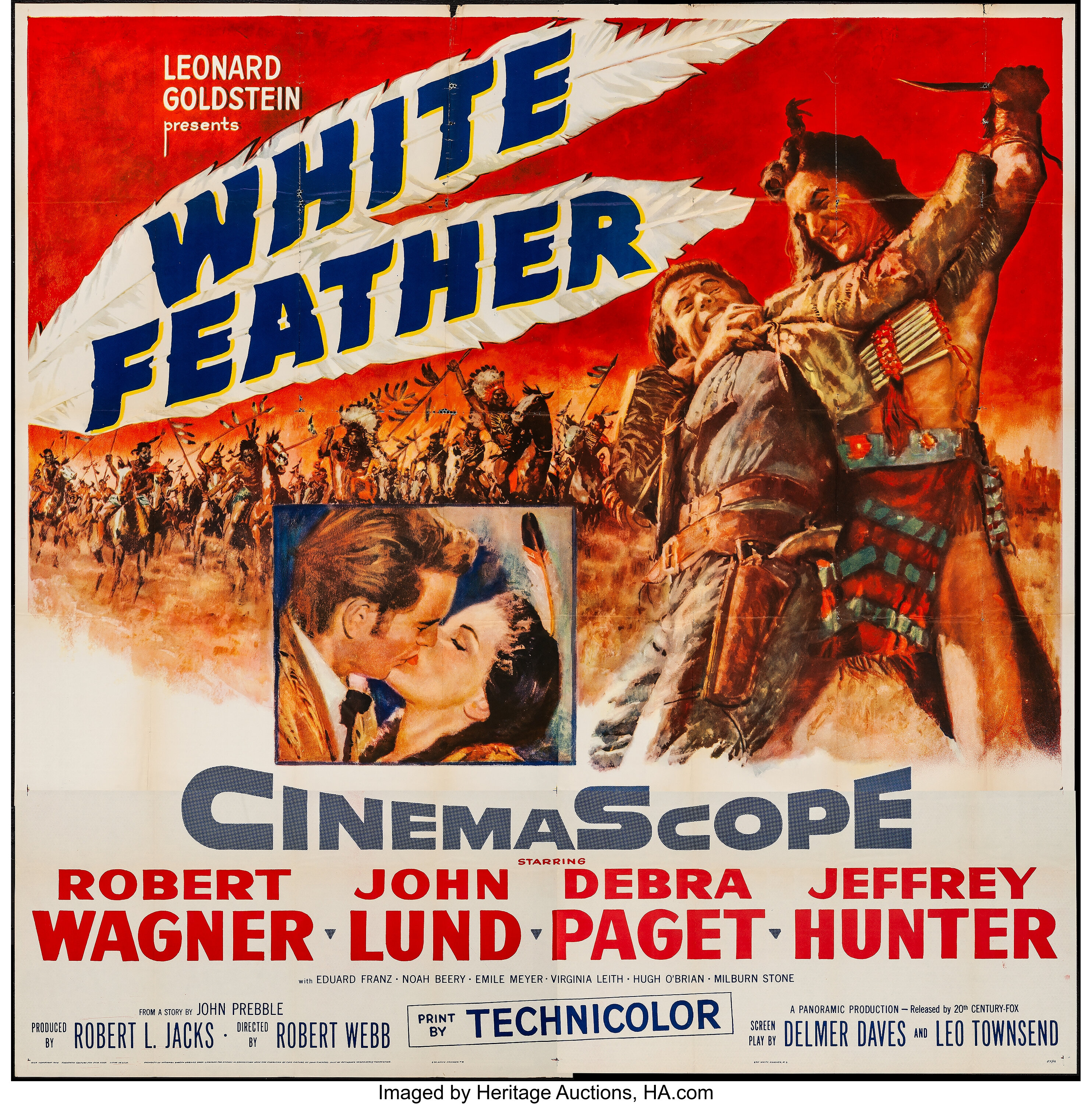 White Feather Poster